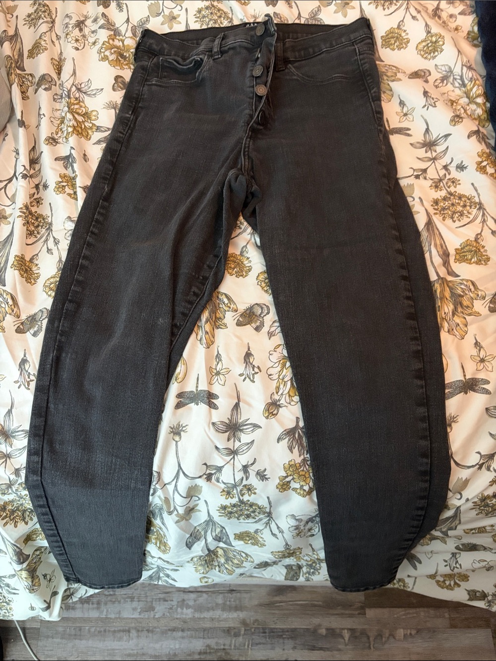 Women's High-Rise Black gap‎ jeans